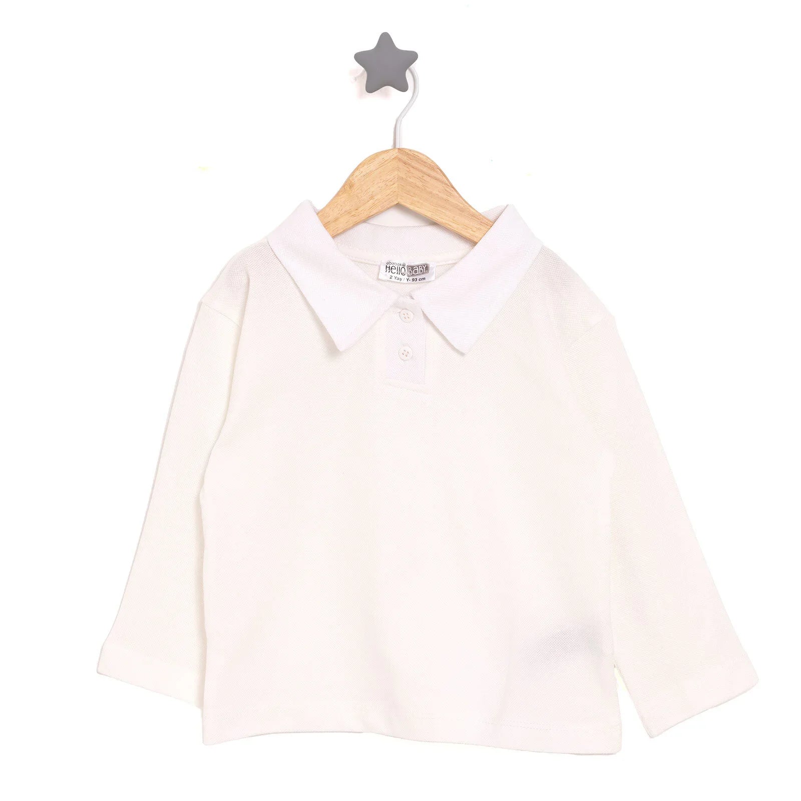 HelloBaby Long Sleeve T-shirt - White