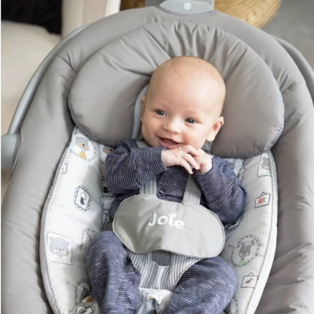 Siglen Joie Serina 2-mewn-1 - Llwyd Cosmo