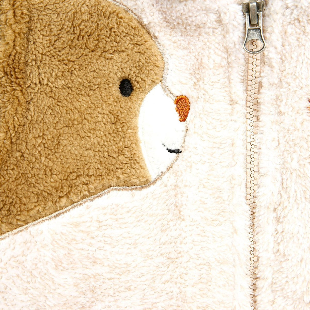 Siwmpsuit Traed i Fabanod Midimod Newborn Cute Bears Welsoft - Beige