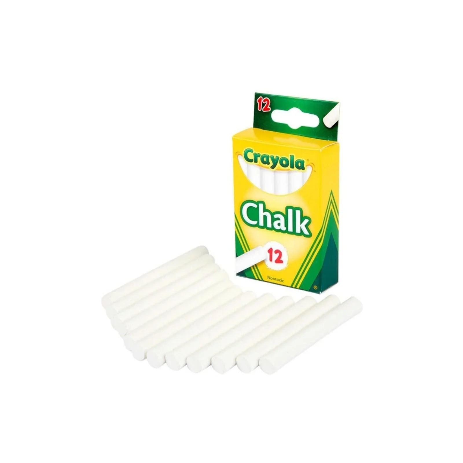 Crayola White Chalk 12 pcs