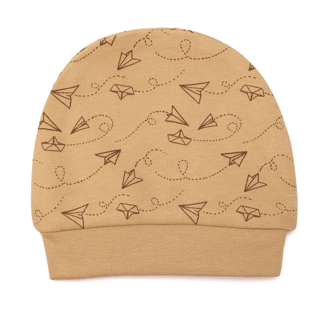 Set 5 Darn ar gyfer Newydd-anedig HelloBaby Boy - Beige