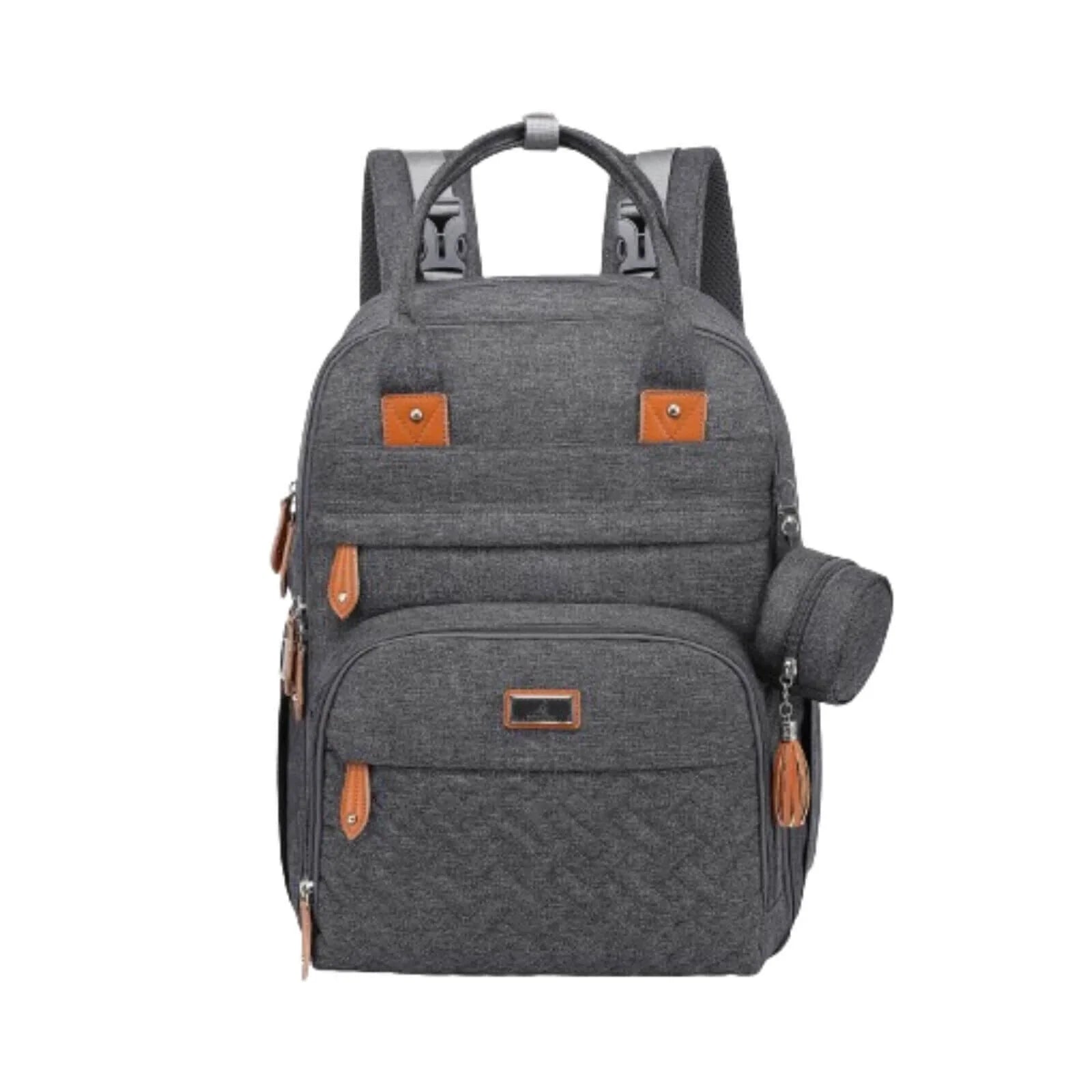 BabbleRoo Original Nappy Backpack - Dark Grey