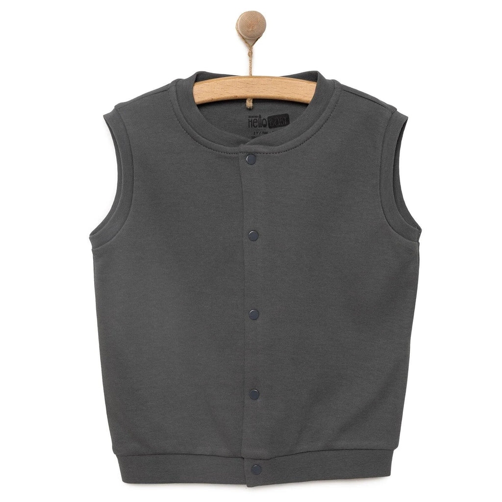 Siaced Gwau Rhibbog HelloBaby i Fachgen - Llwyd Tywyll