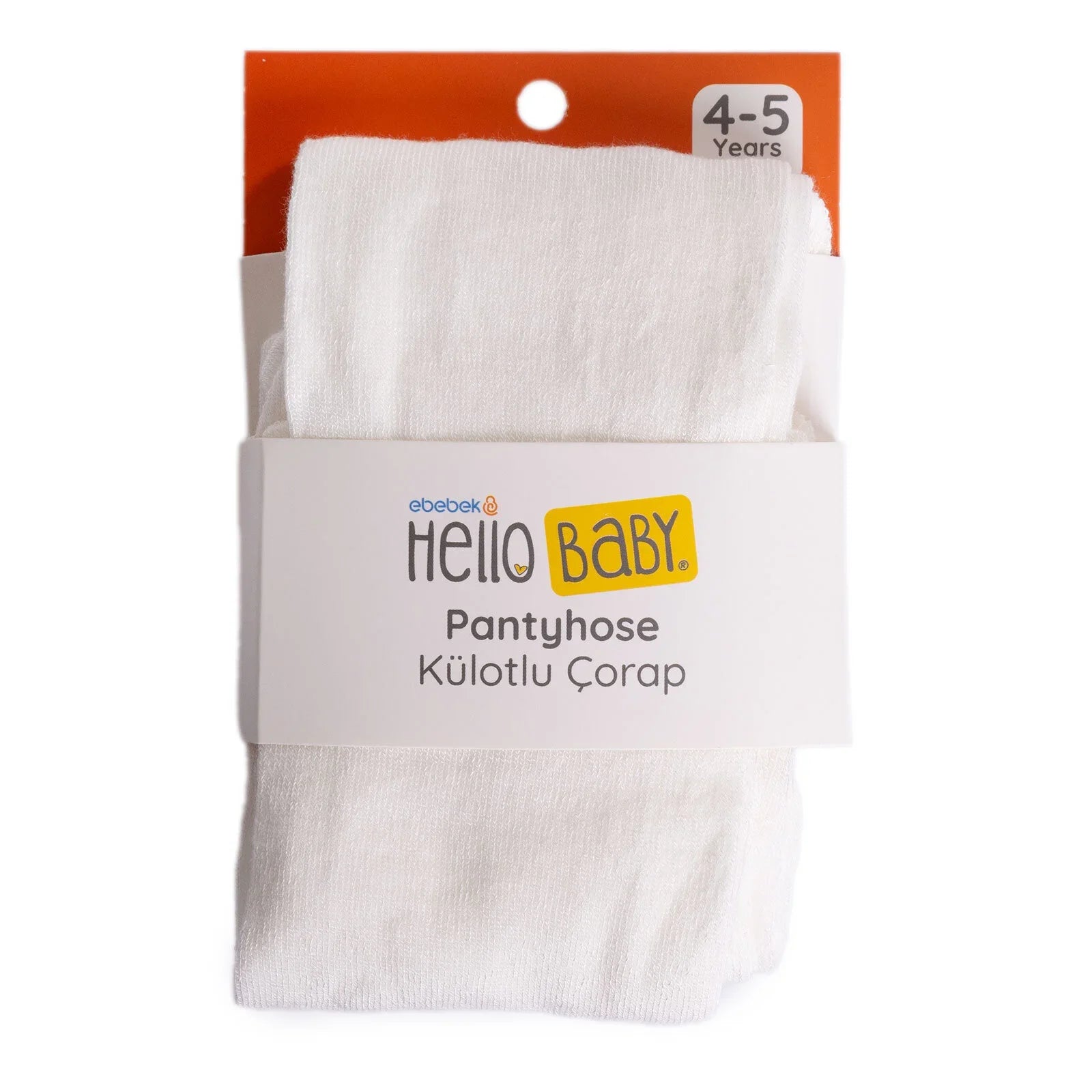 Tynnau i Faban Merch HelloBaby - Ecru