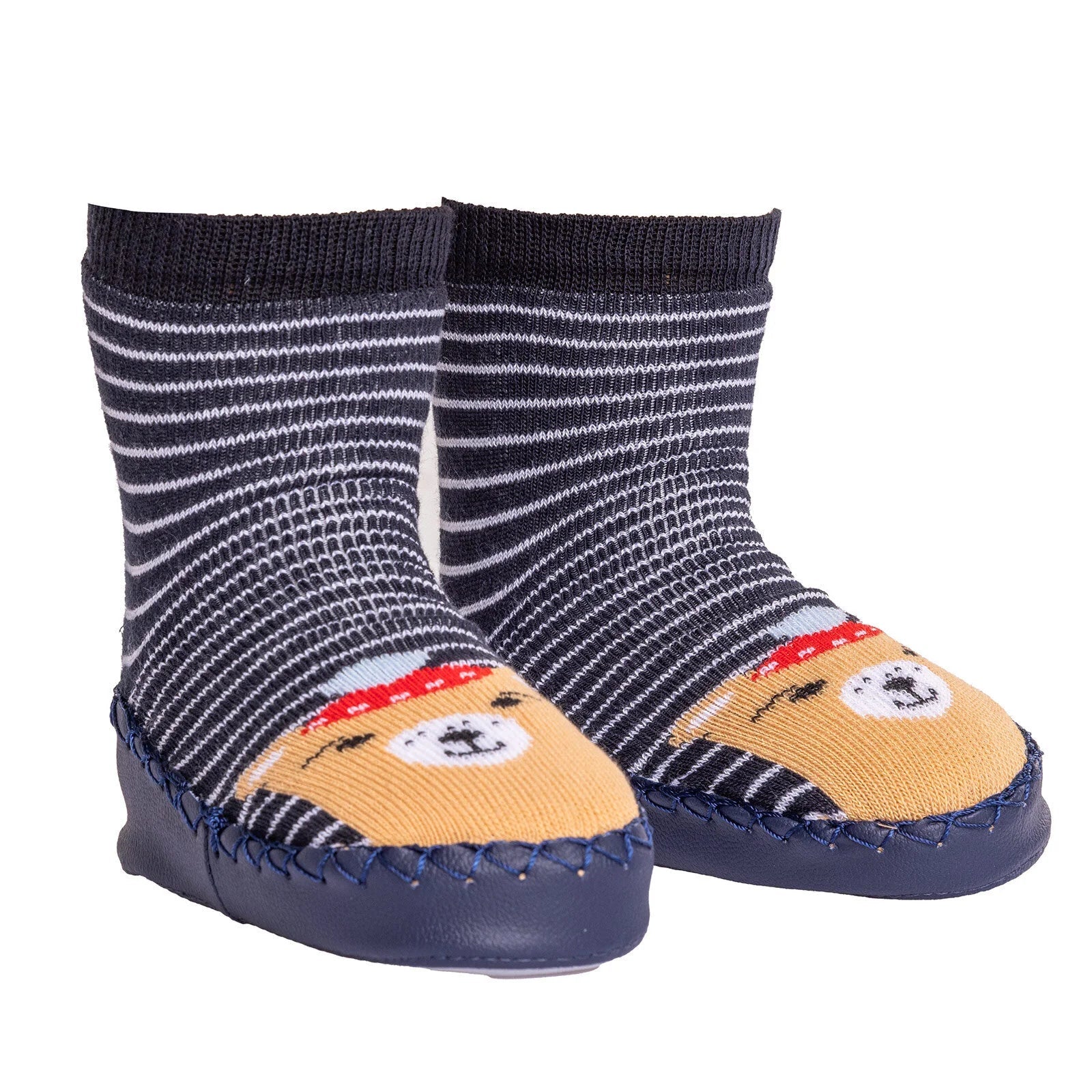 Minissa Baby Boy Pecyn o 3 Pâr o Sanau - Brown Ysgafn