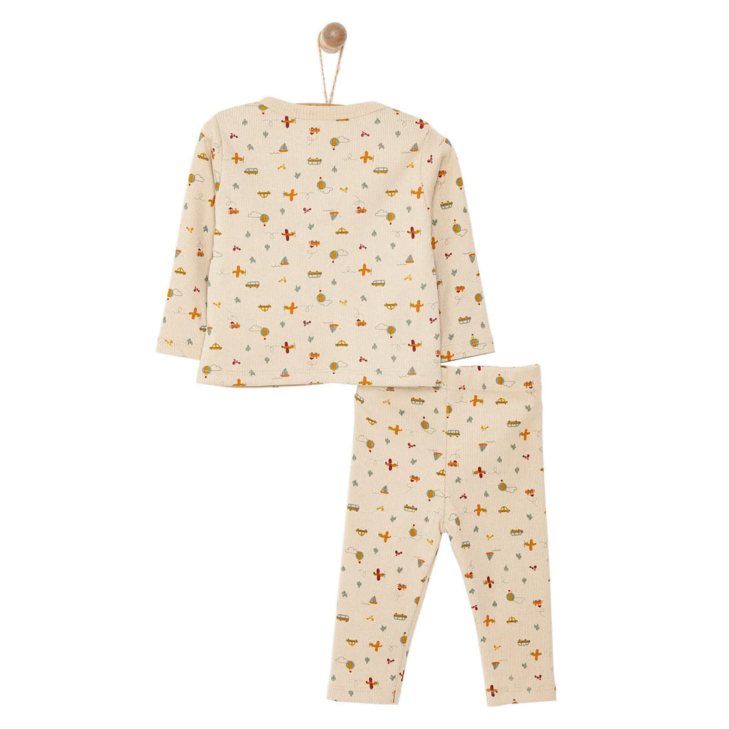 Siwt Gwisg Ffasiwn Newydd-anedig - Beige