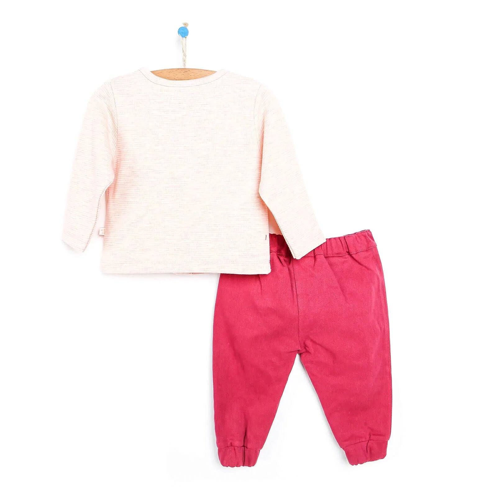 Cardigan BabyZ - Gwaelod - Damson