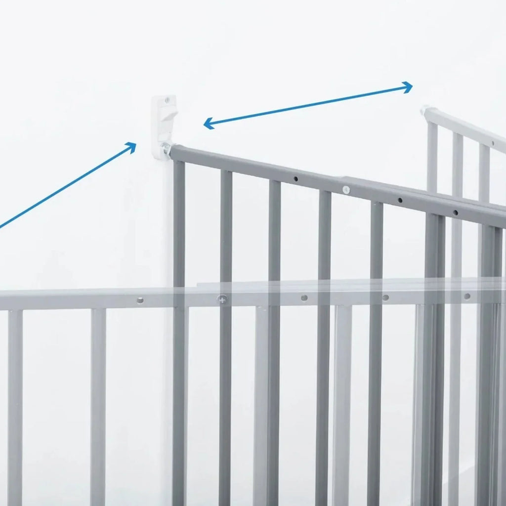 Gât Ddiogelwch Badabulle Safe &amp; Protect XL 60x107cm