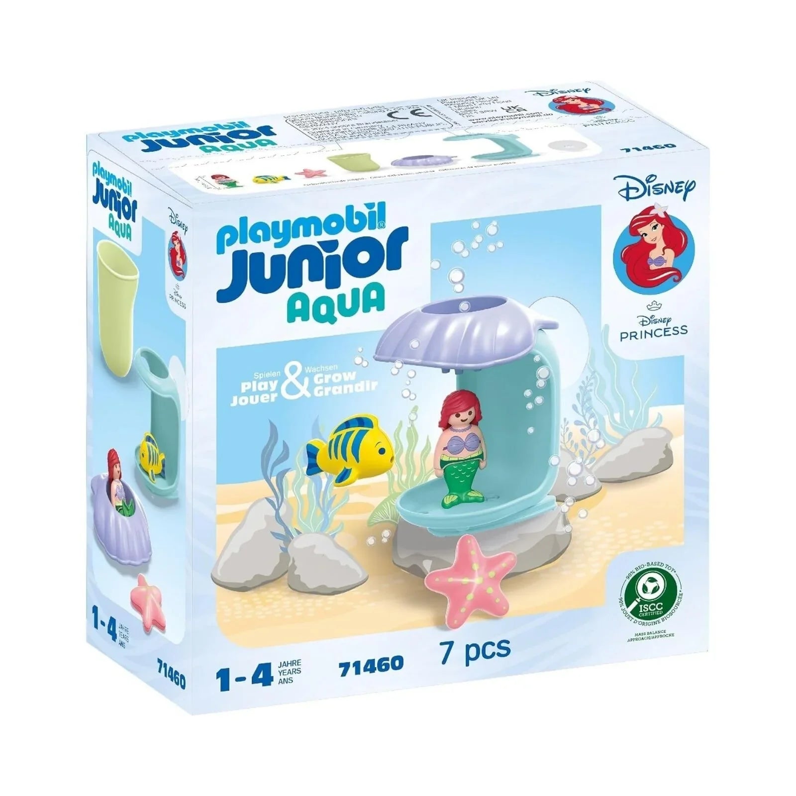 Playmobil Junior Aqua &amp; Disney 71460 Cawod Cregyn Ariel