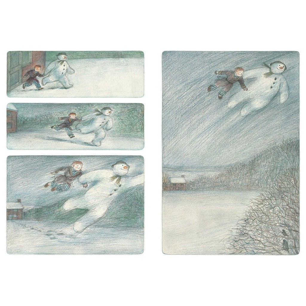 Llyfr Bwrdd Y Dyn Eira