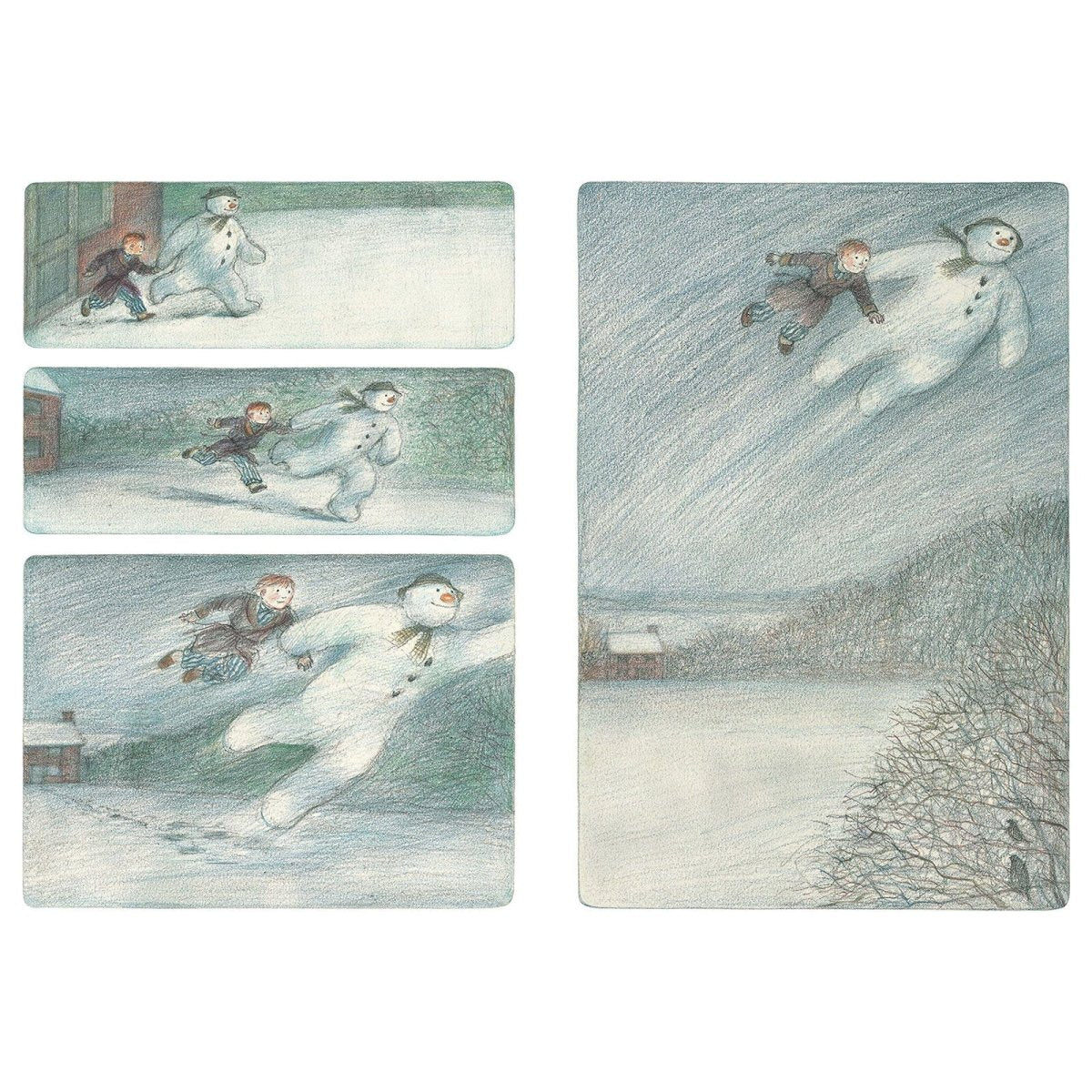 Llyfr Bwrdd Y Dyn Eira