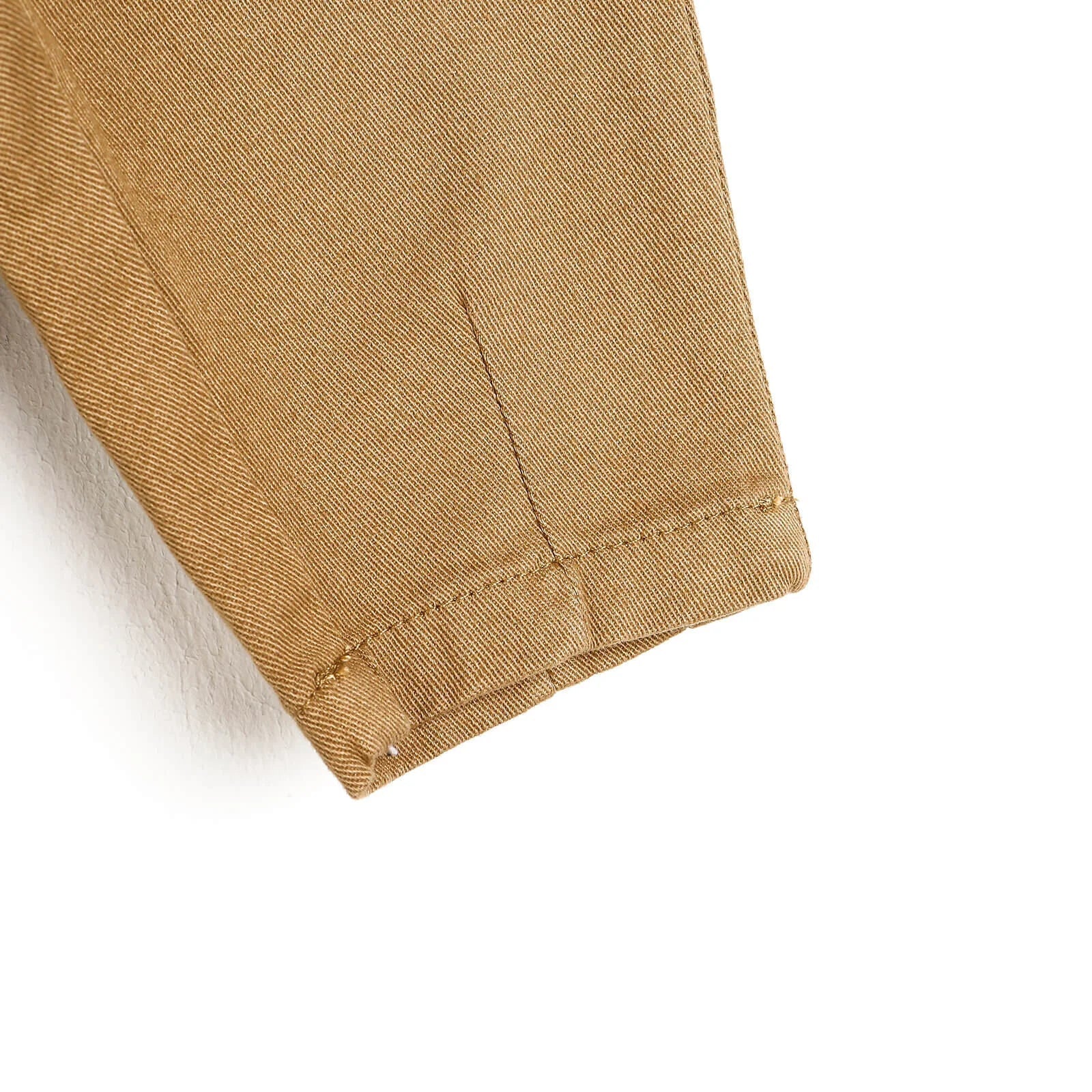 Trowsus Gweu Sylfaenol HelloBaby i Fachgen - Mwstard