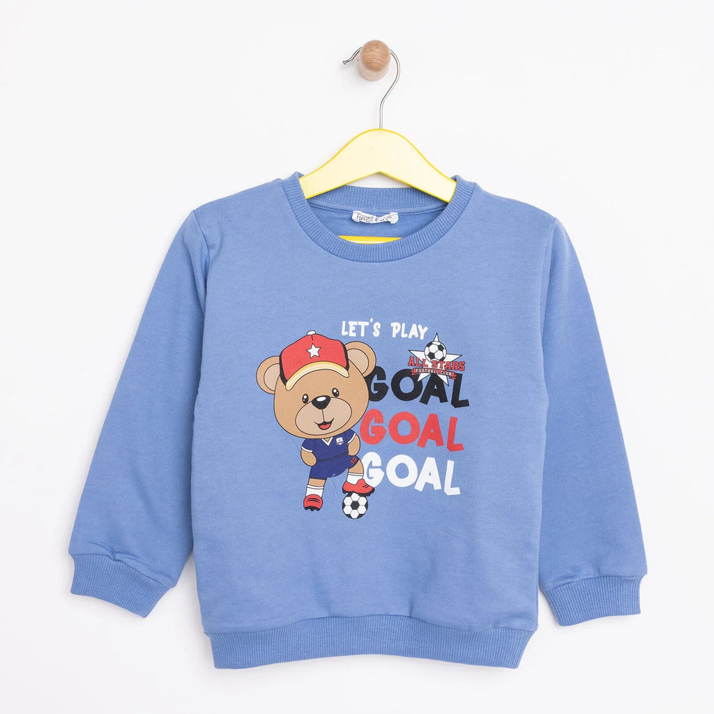 Crys Chwys HelloBaby Basic Low Raised Goal Printiedig