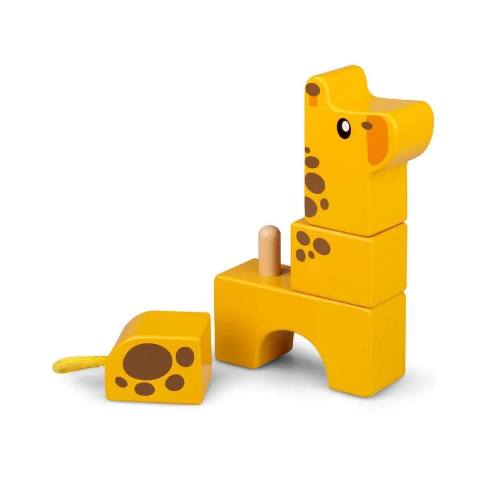 Anifeiliaid Safari Tobar-Wooden Stack And Play