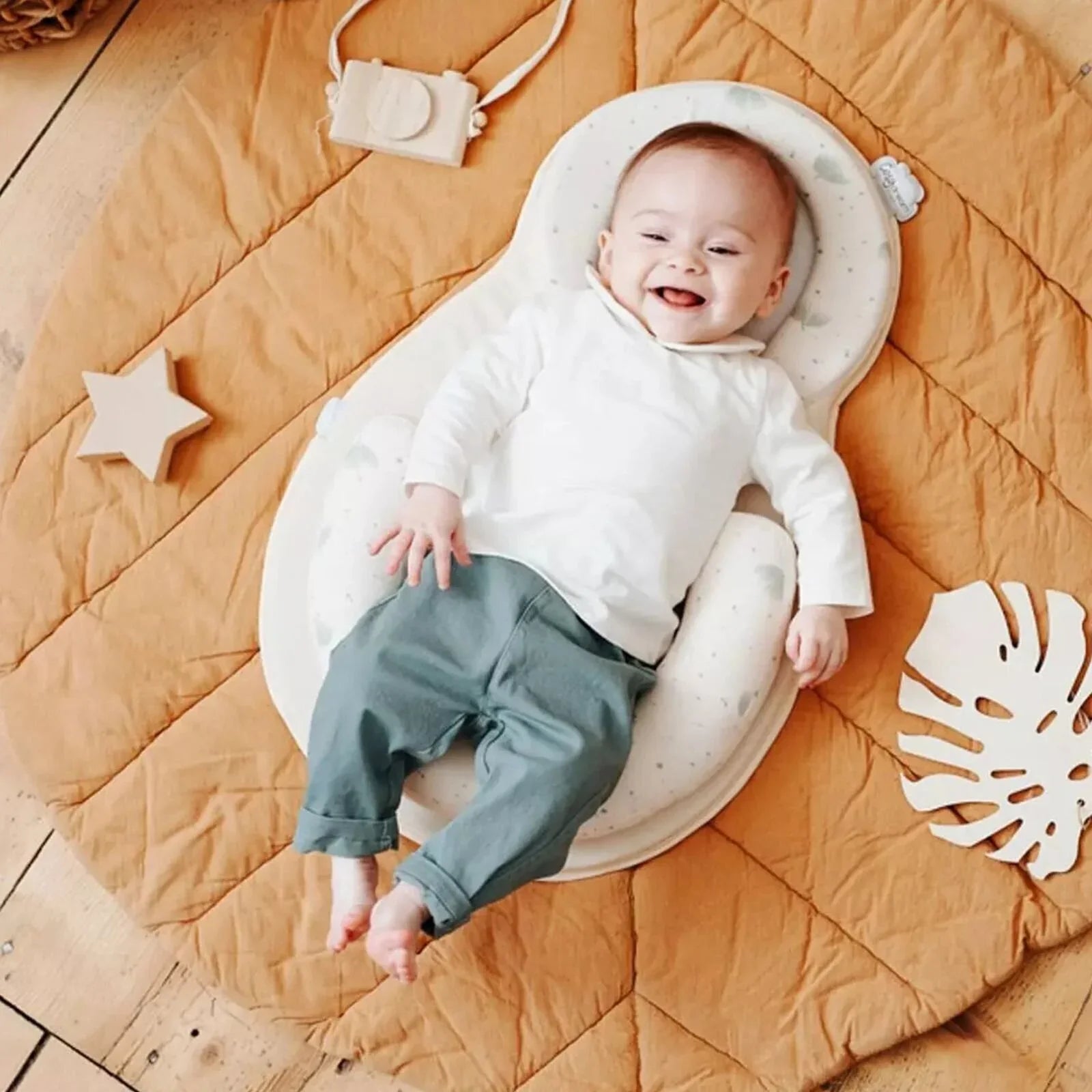 Babymoov Cosydream Fresh Llewelyn i Fabanod Newydd - Gwyn