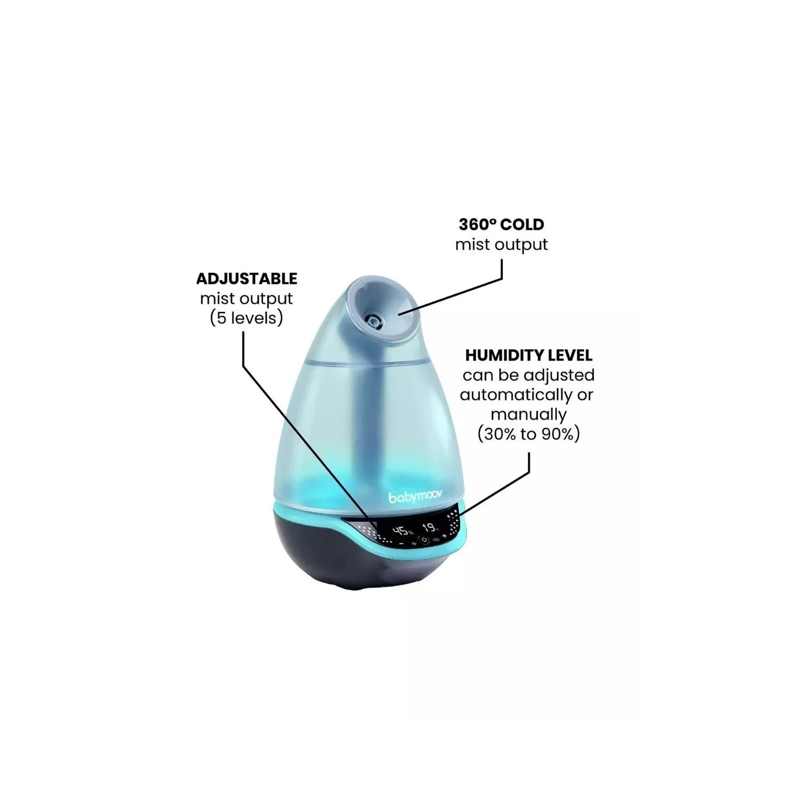 Babymoov Hygro Plus 3-in-1 Baby Humidifier
