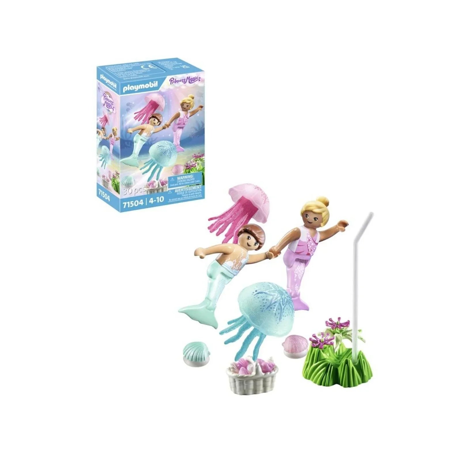Playmobil Princess Magic 71504 Plant y Forforwyn gyda Sglefrod Môr