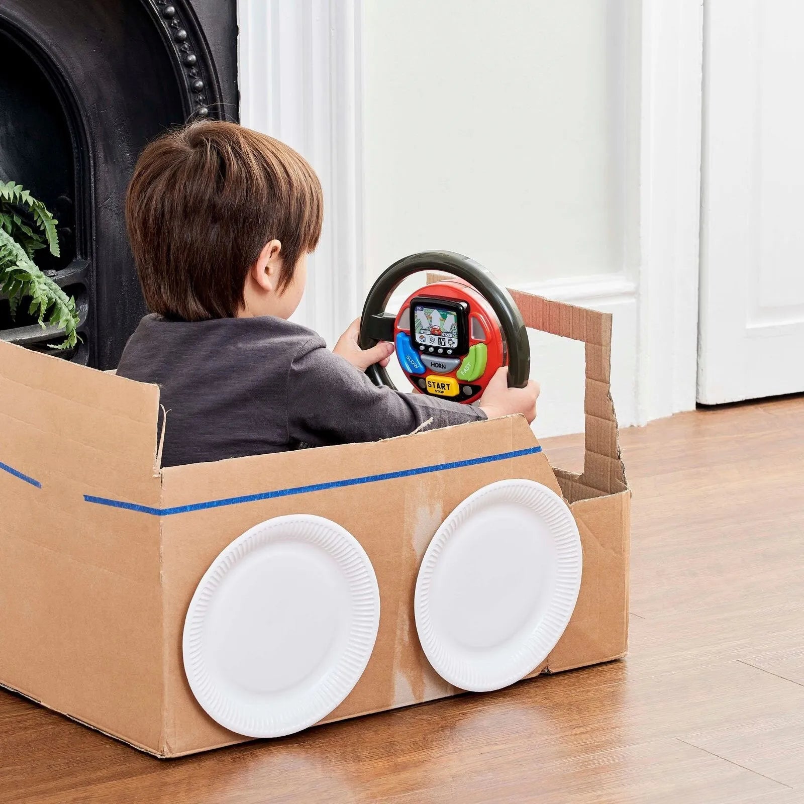 Olwyn Llywio Casdon Gyda System Llywio Satelital