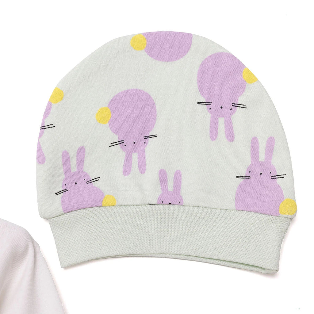 Set 5 Darn ar gyfer Newydd-anedig HelloBaby Girl - Lliw Ecru