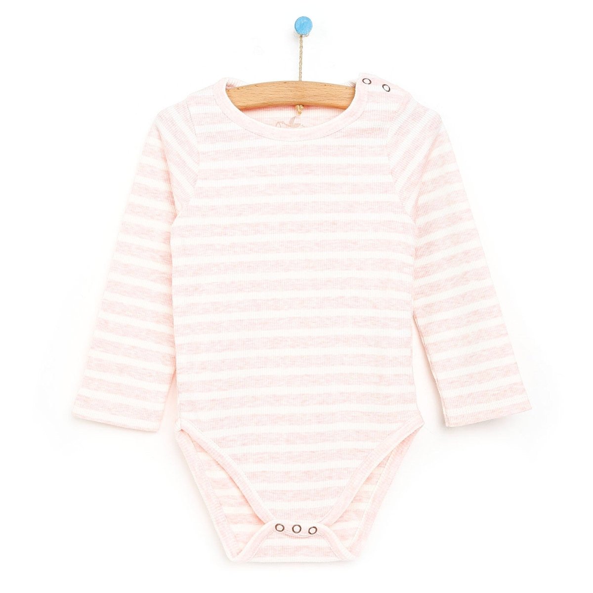 Newborn Fashion Club Long Sleeve Bodysuit - Light Pink