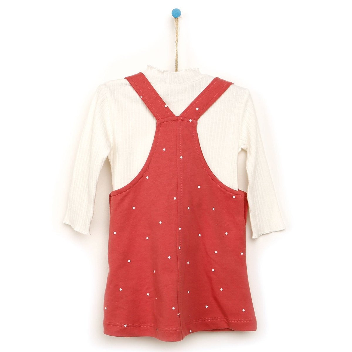 Sgert Salopette Tuffy - Crys chwys - Pinc golau