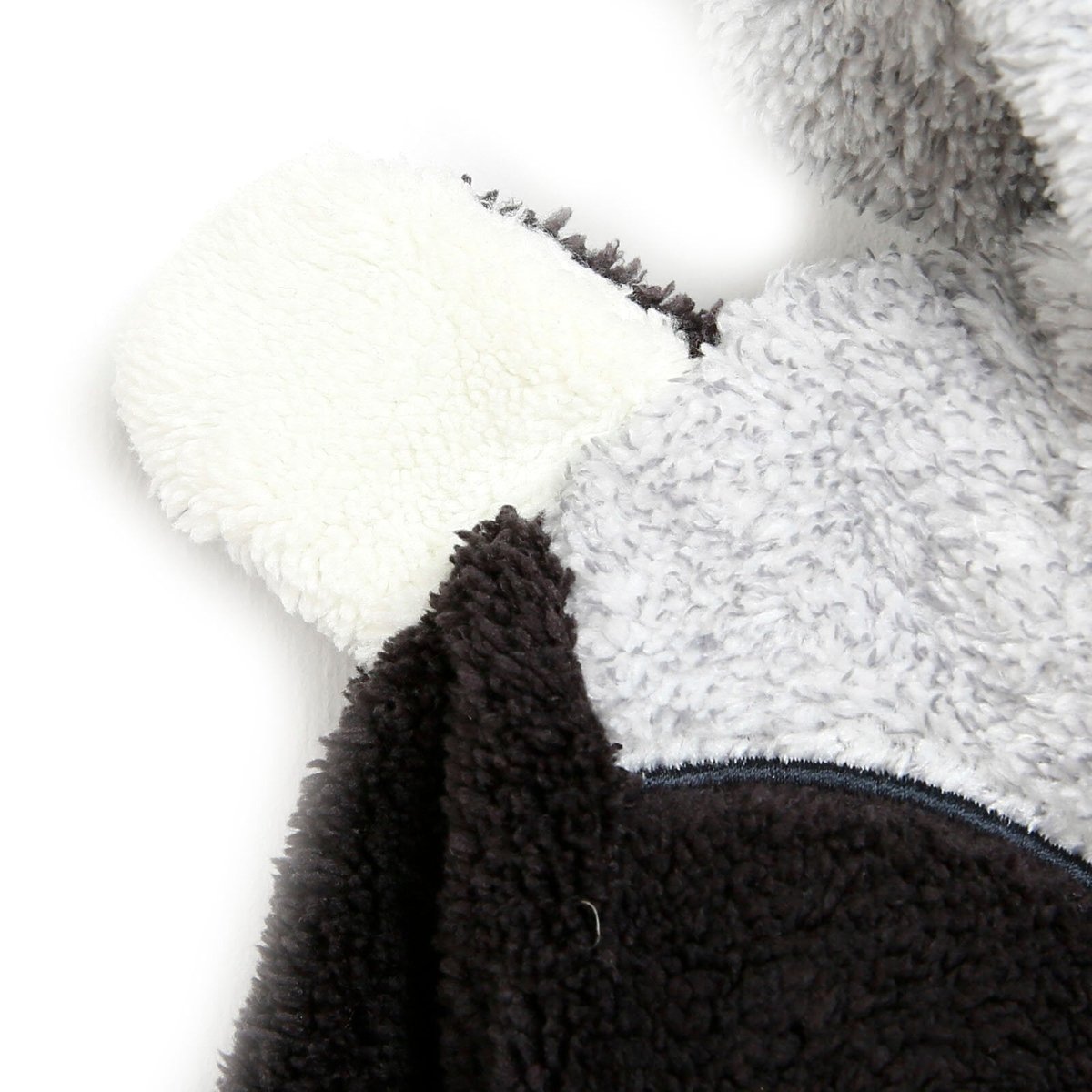 Siwmpsuit Traed i Fabanod Newydd-anedig Midimod â Dyluniad Arth Ciwt - Llwyd