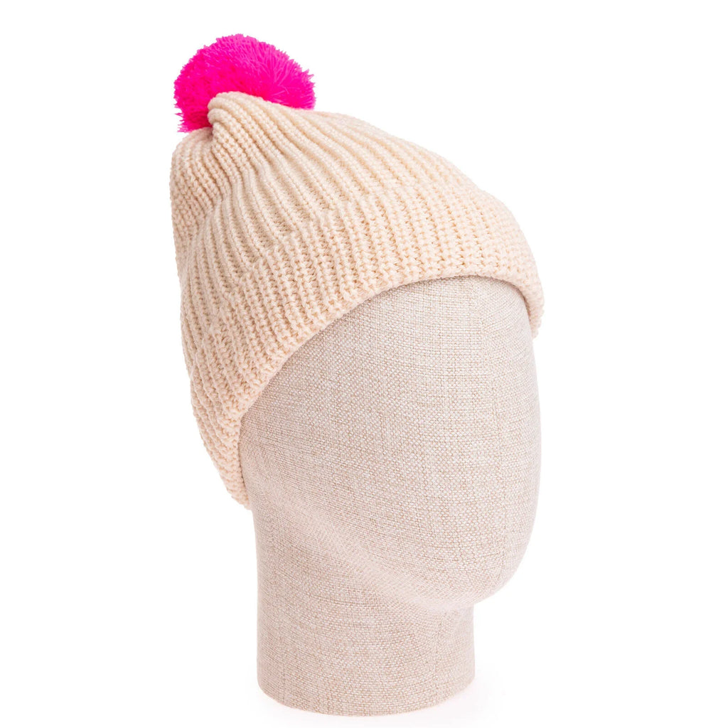 Beanie HelloBaby i Ferched - Ecru