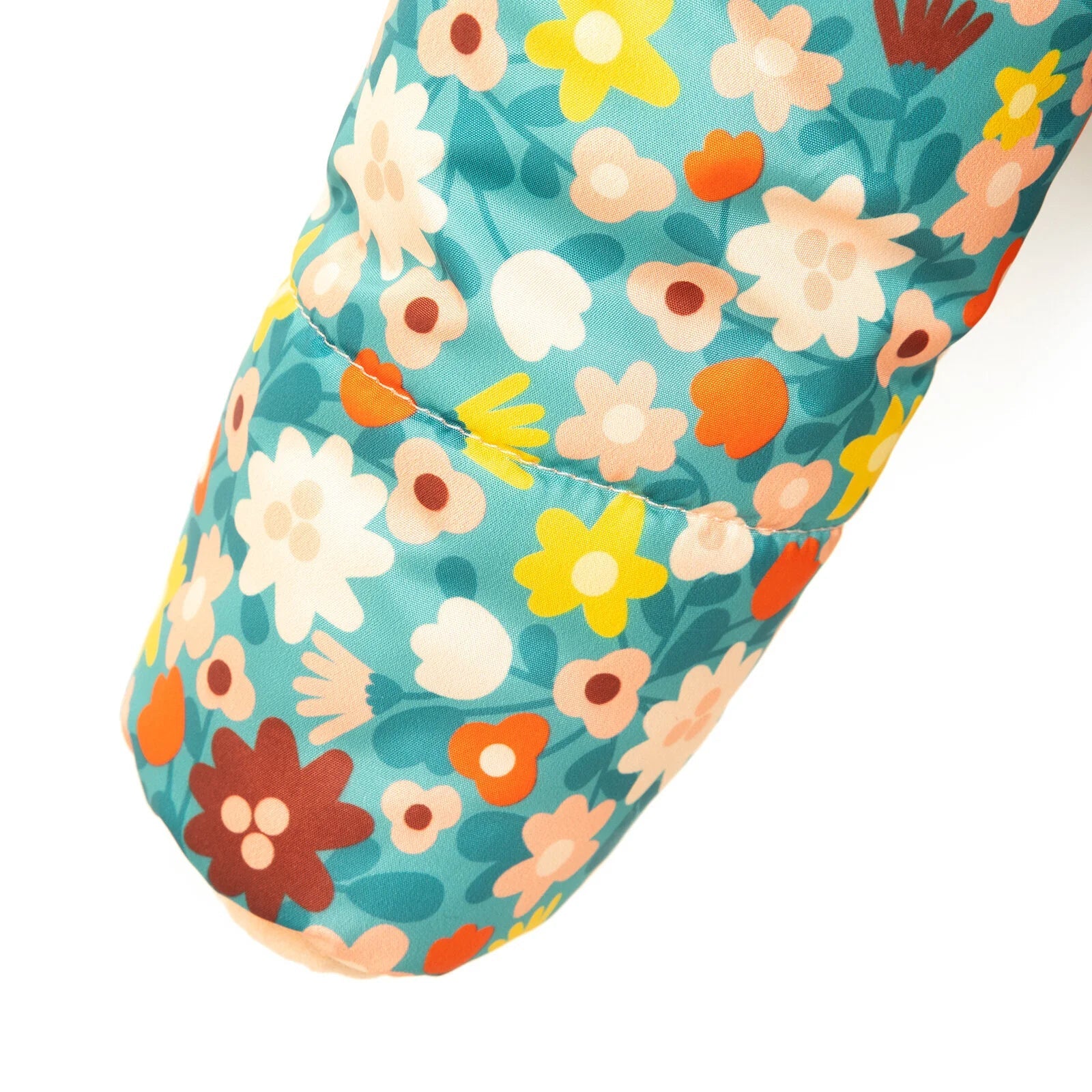 Côt Gaeaf HelloBaby Basic Gyda Phrint Blodau ac Ysgwyddau - Argraffwyd