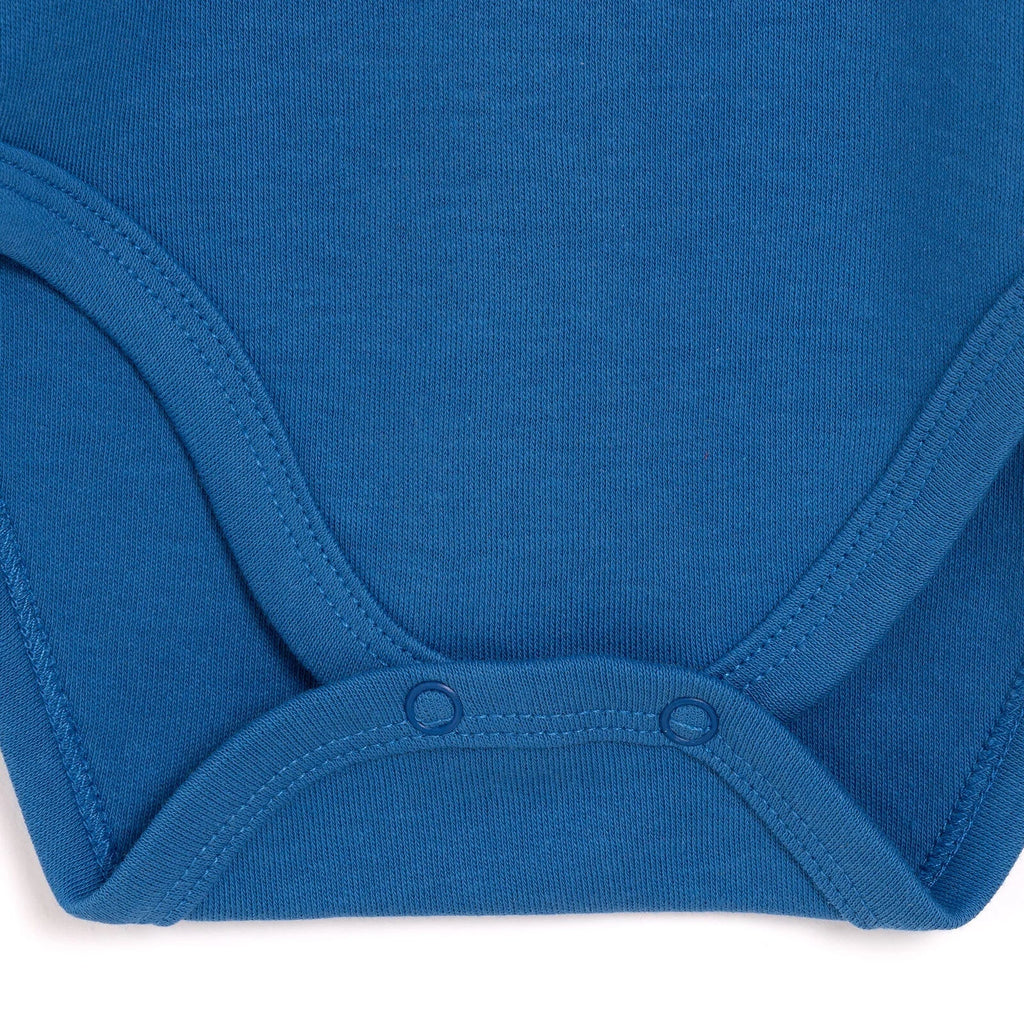 Bodysuit Llewys Hir i Faban HelloBaby - Glas Navy