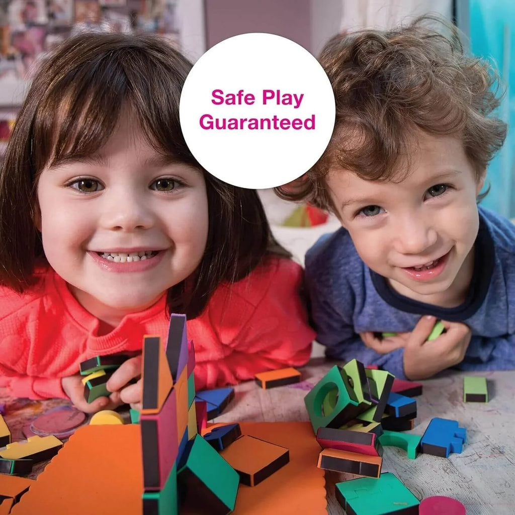 Siapiau Magnetig Edushape gyda Bwrdd, 54 o ddarnau