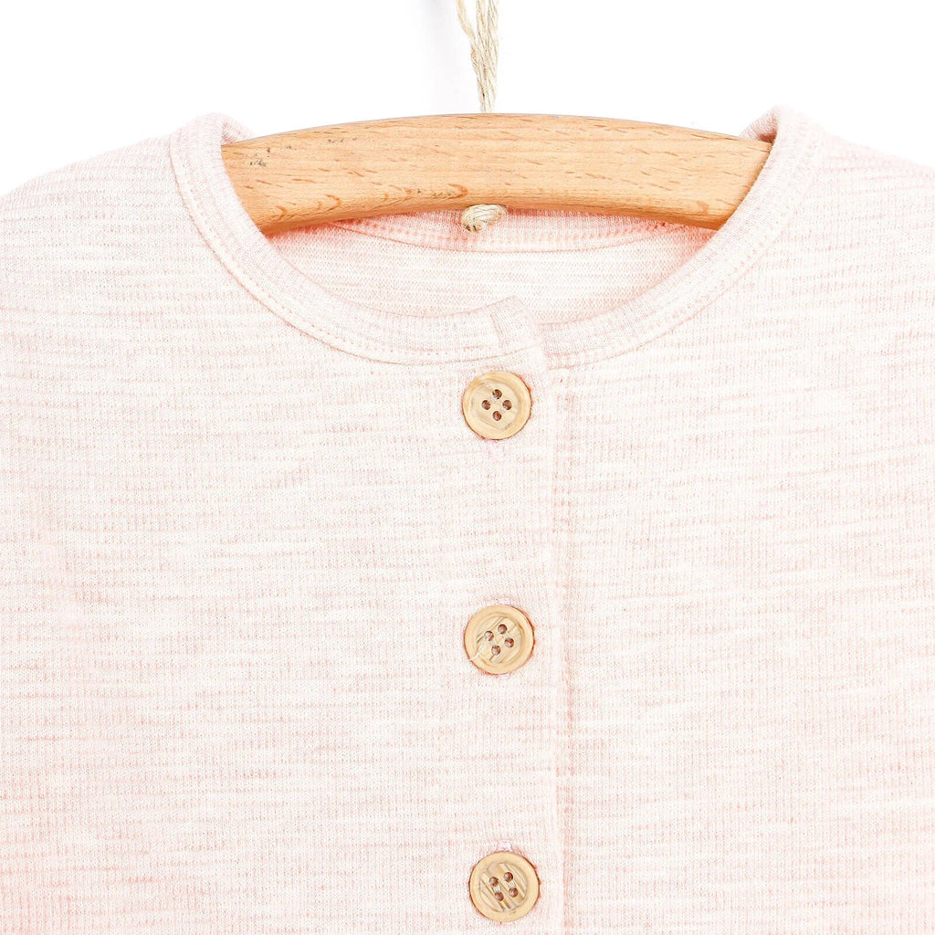 Cardigan BabyZ - Gwaelod - Damson