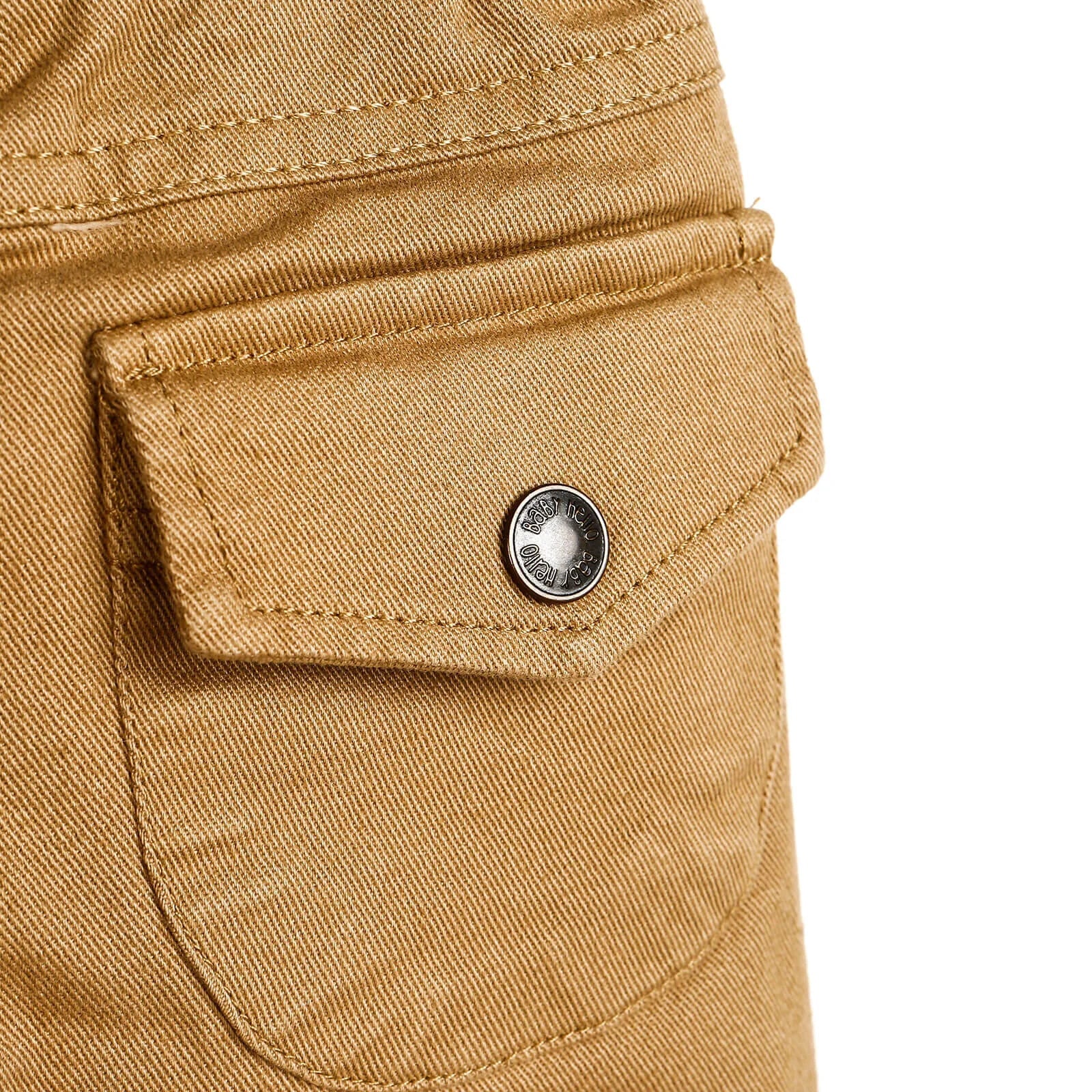 HelloBaby Basic Baby Boy Woven Pants - Mustard