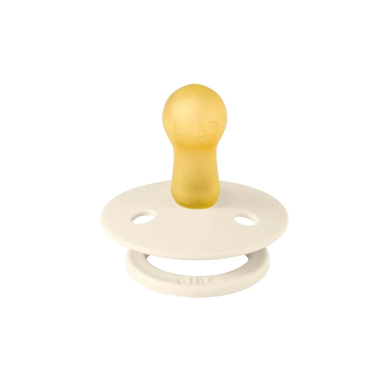 BIBS Block Latex Soothers 0-6 months Pecyn o 2 - Glas y baban a Glas llwyd.