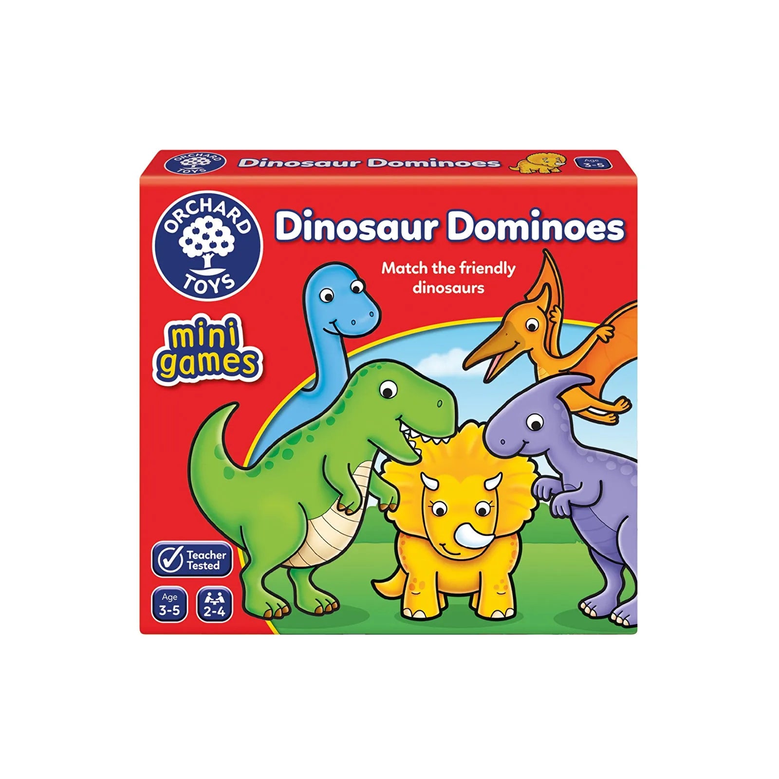 Gemau Bach Orchard Toys - Dominoes Deinosor