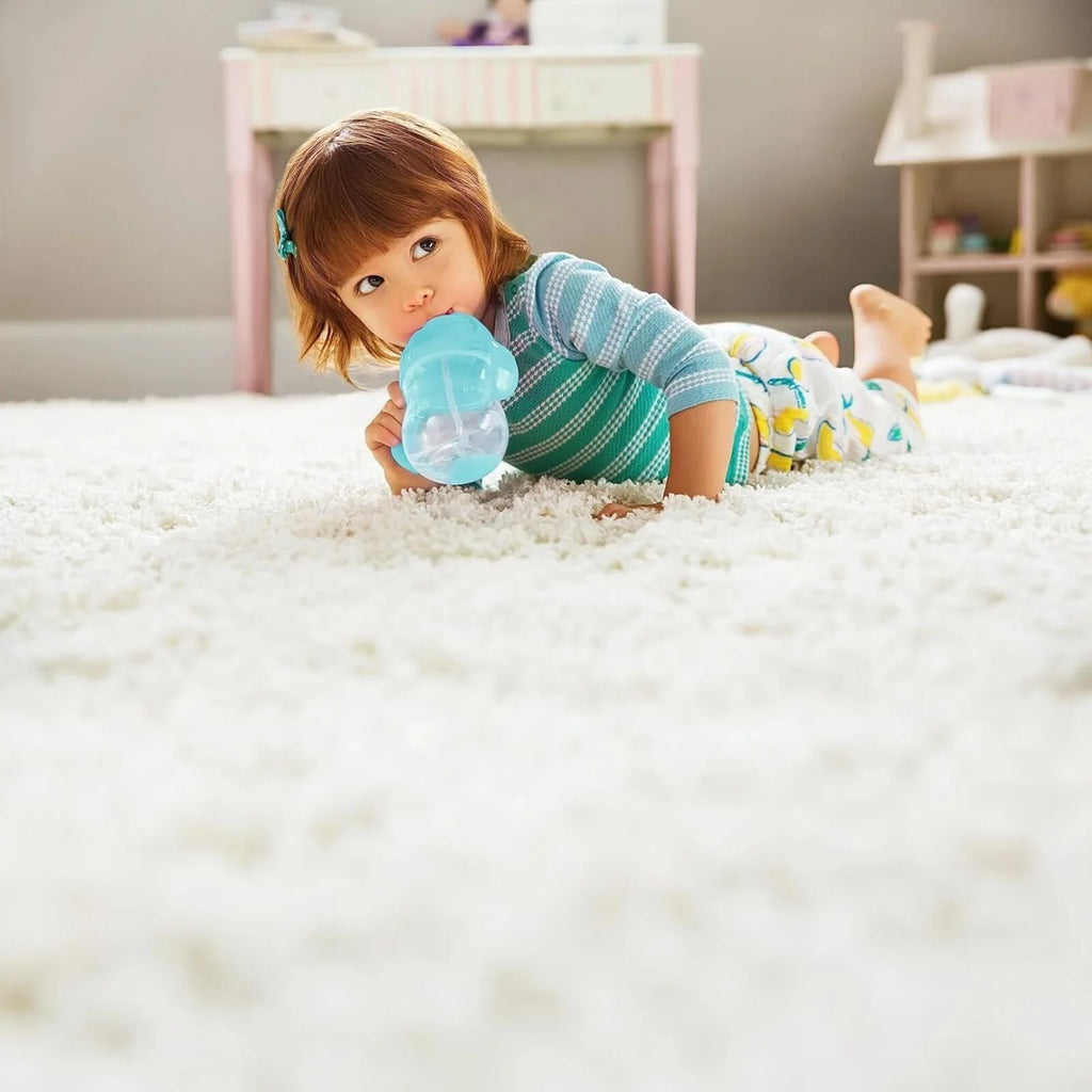 Cwpan Gwelltyn Pwysol Munchkin Click Lock Tip &amp; Sip 207ml - Glas