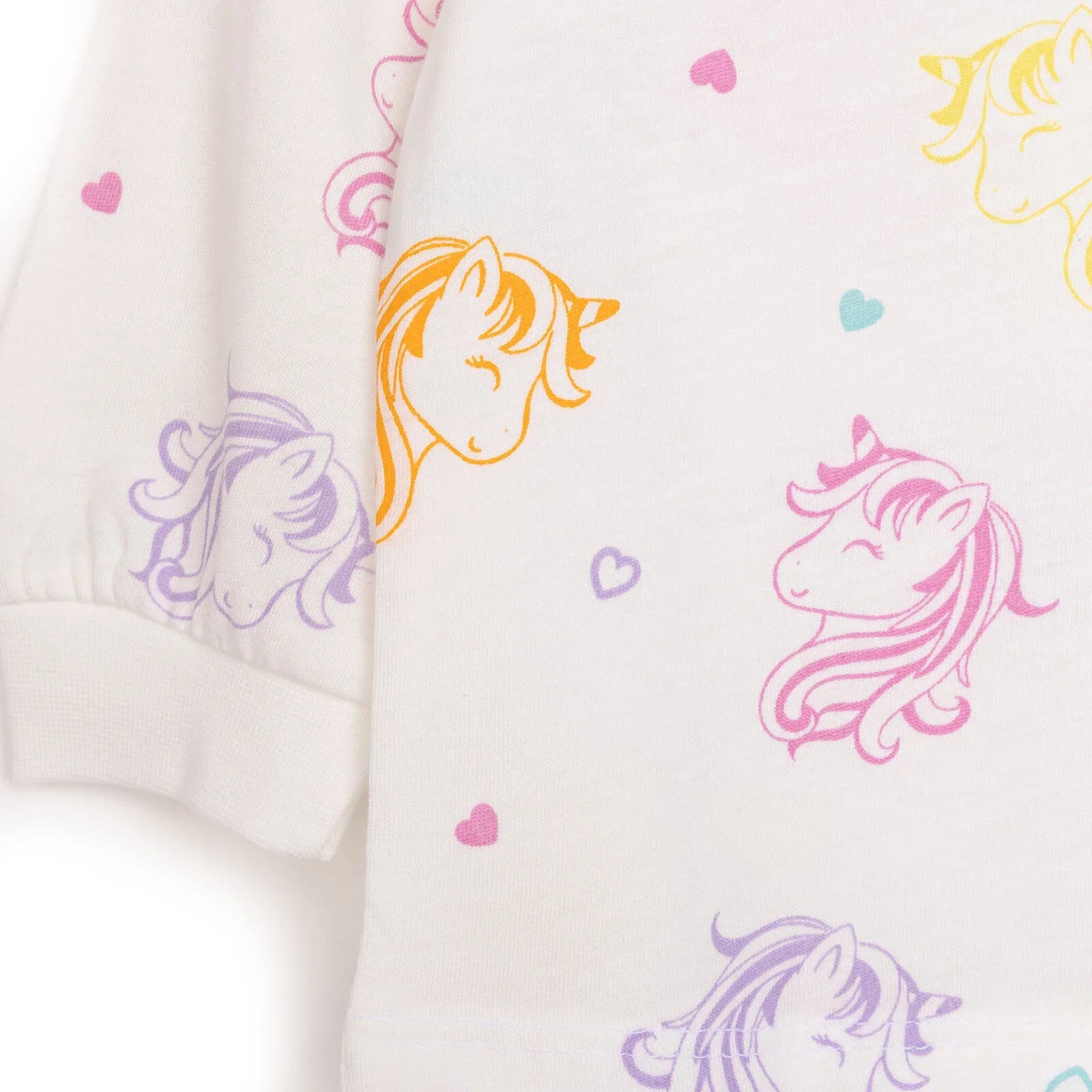 HelloBaby Baby Girl Long Sleeve Pyjamas Set - Ecru