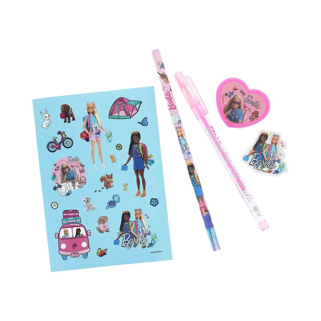 Set o Ddeunyddiau Ysgrifennu Barbie Super