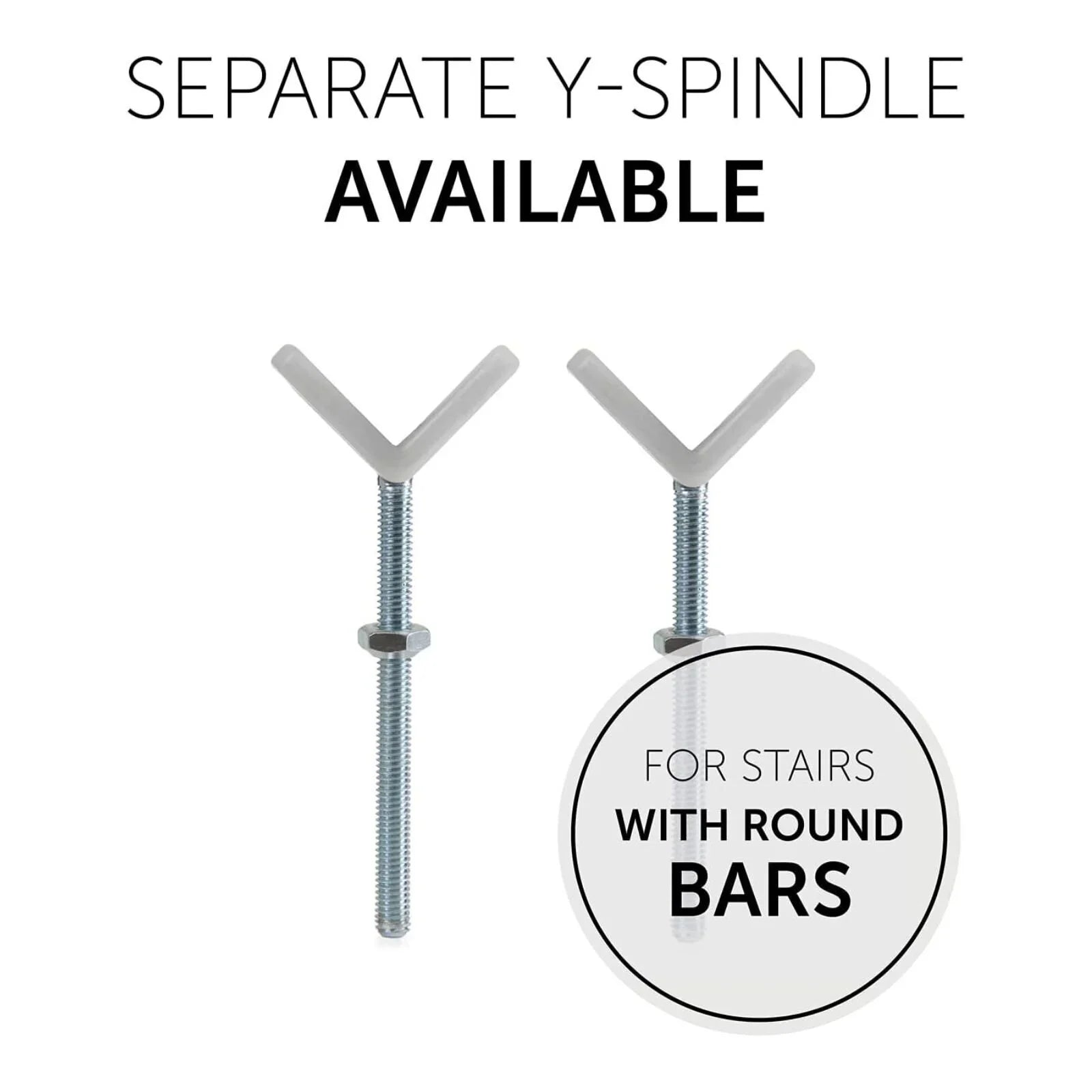 Gât Ddiogelwch Clear Step gan Hauck