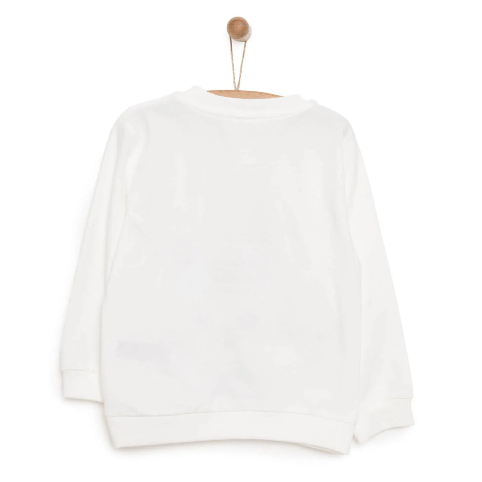 HelloBaby Baby Girl Rabbit Printed Sweatshirt - Ecru