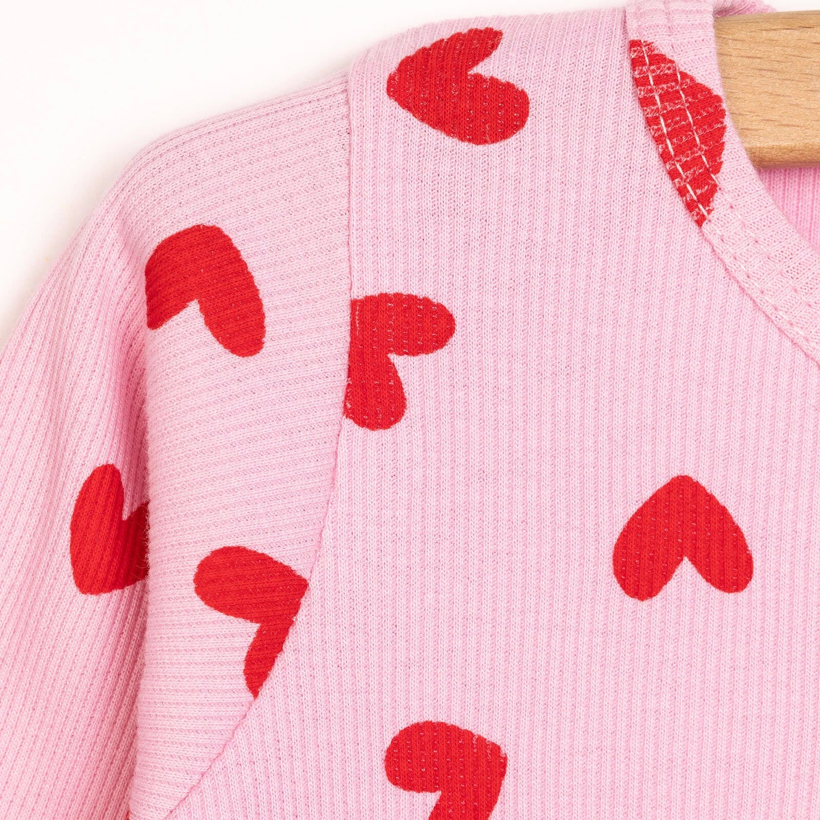 Set Pyjamas Llewys Hir i Ferched HelloBaaby - Pinc