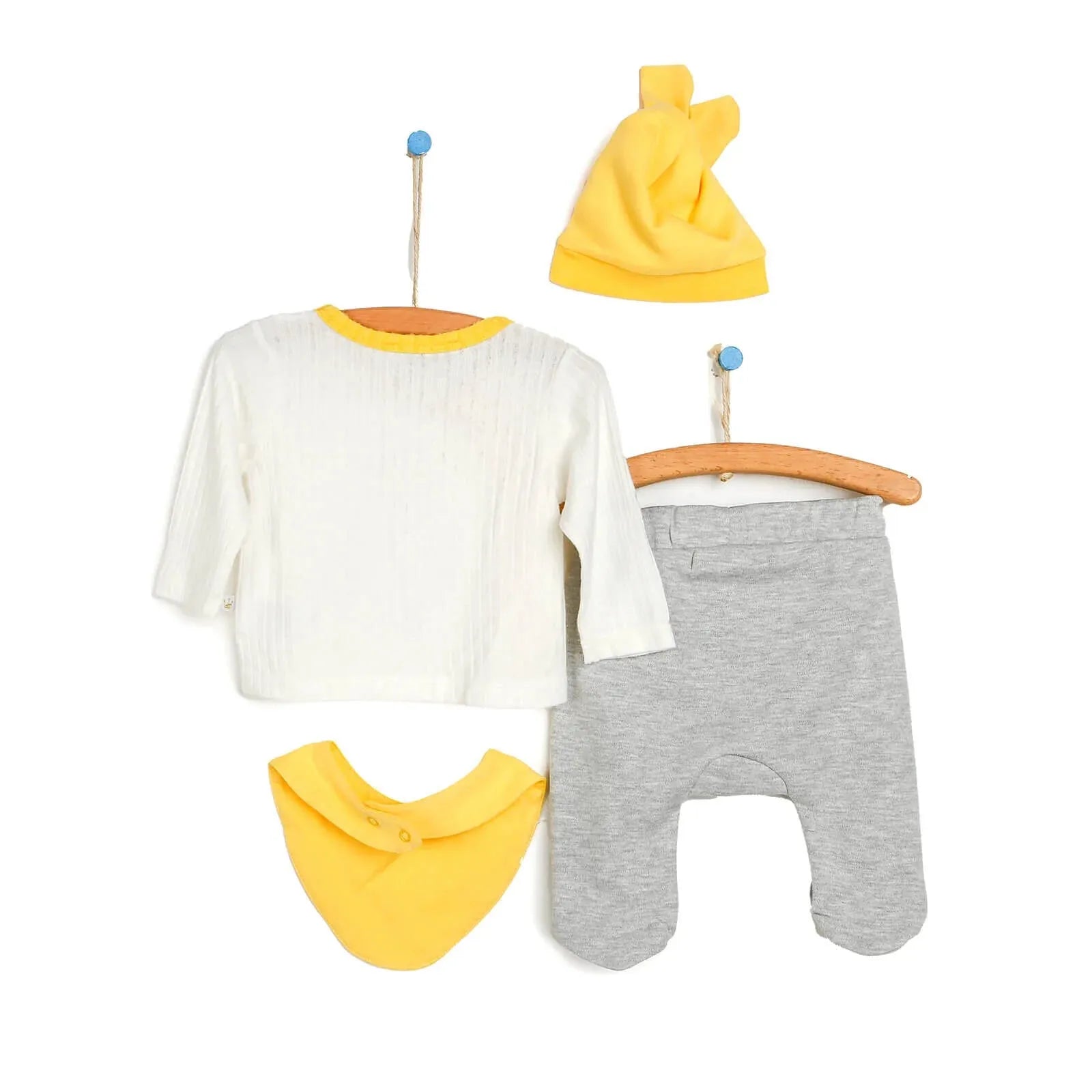 Set Cychwynnol 4 Darn ar gyfer Newydd-anedig 'For My Baby'