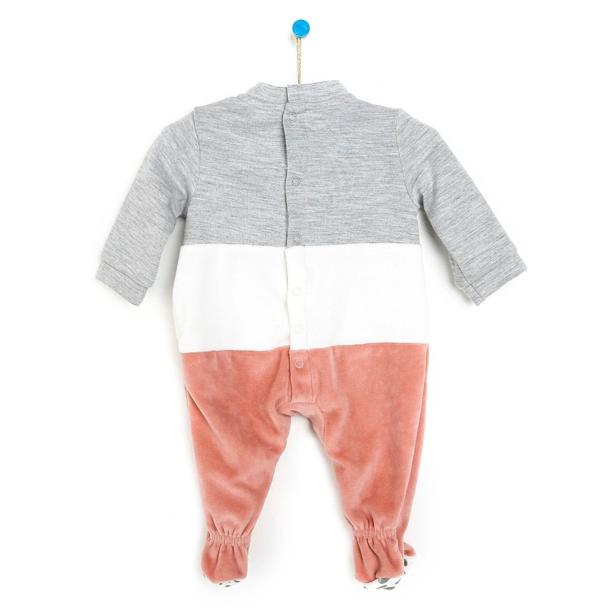 Siwmpsuit Cassiope Newborn Velvet â Thraed - Lliw Powdwr