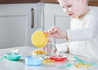 Casdon Pan Set – Pastel Toy Kitchen Cookware for Pretend Play (Ages 3+)