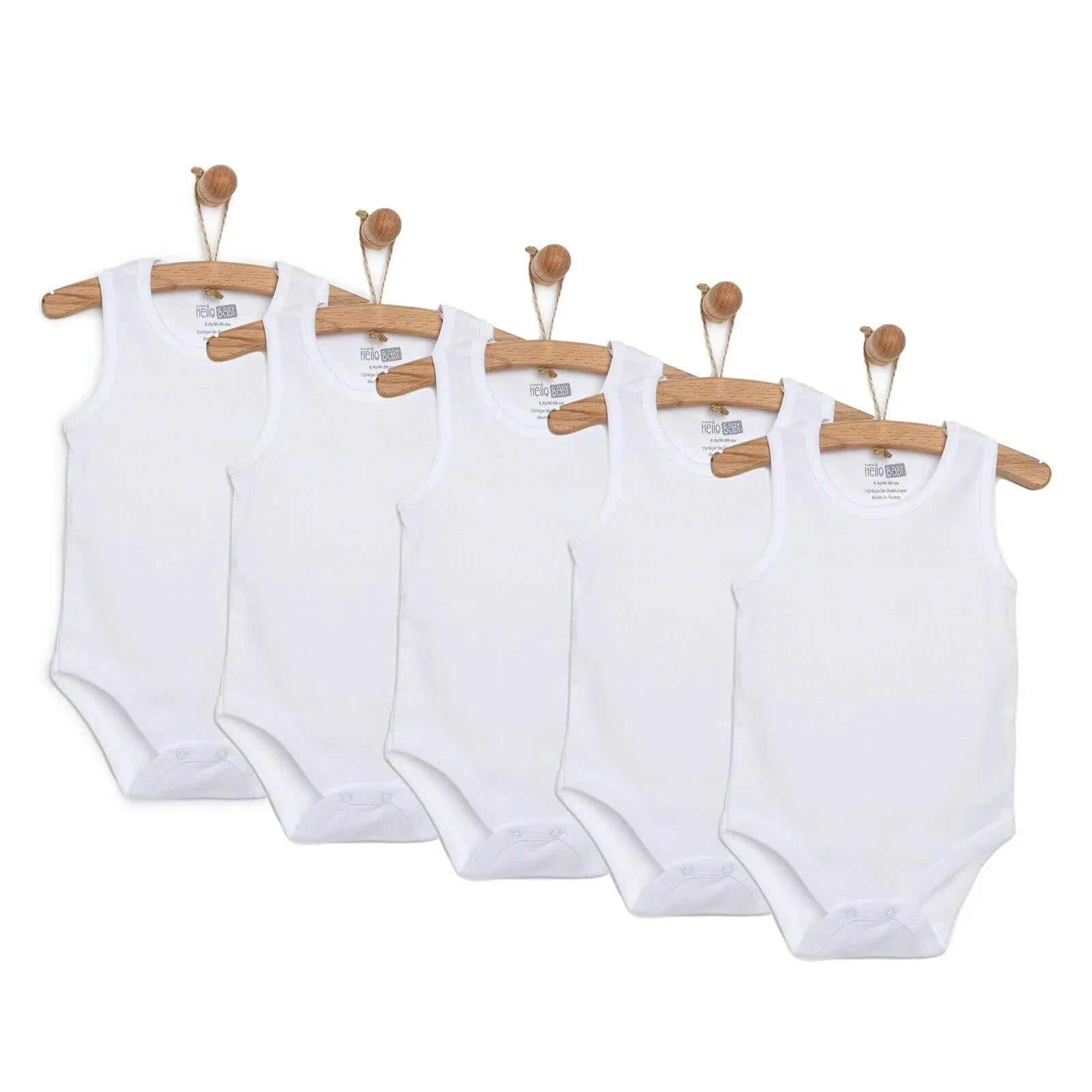 Bodysuit Heb Lawes Unisex HelloBaby 5 pcs