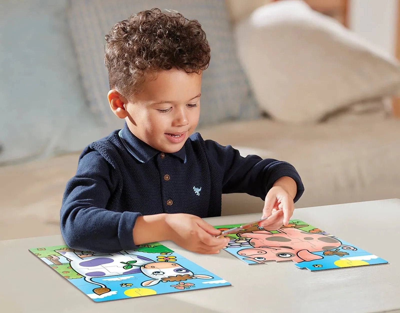 Puzzles Jig-Saw Ffrindiau'r Fferm Gyntaf gan Orchard Toys