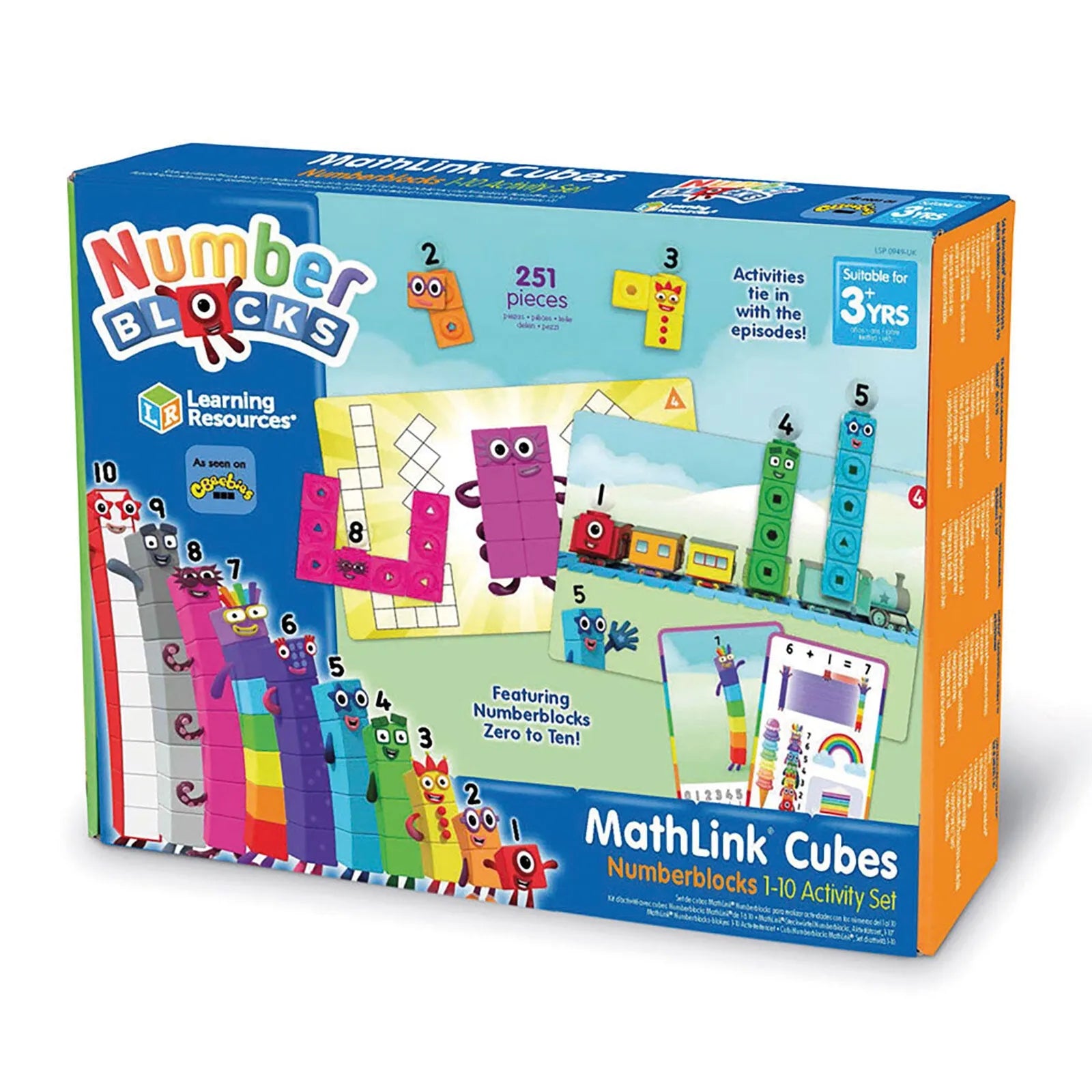 Set Ciwbiau Mathlink Numberblocks 1-10 Numberblocks