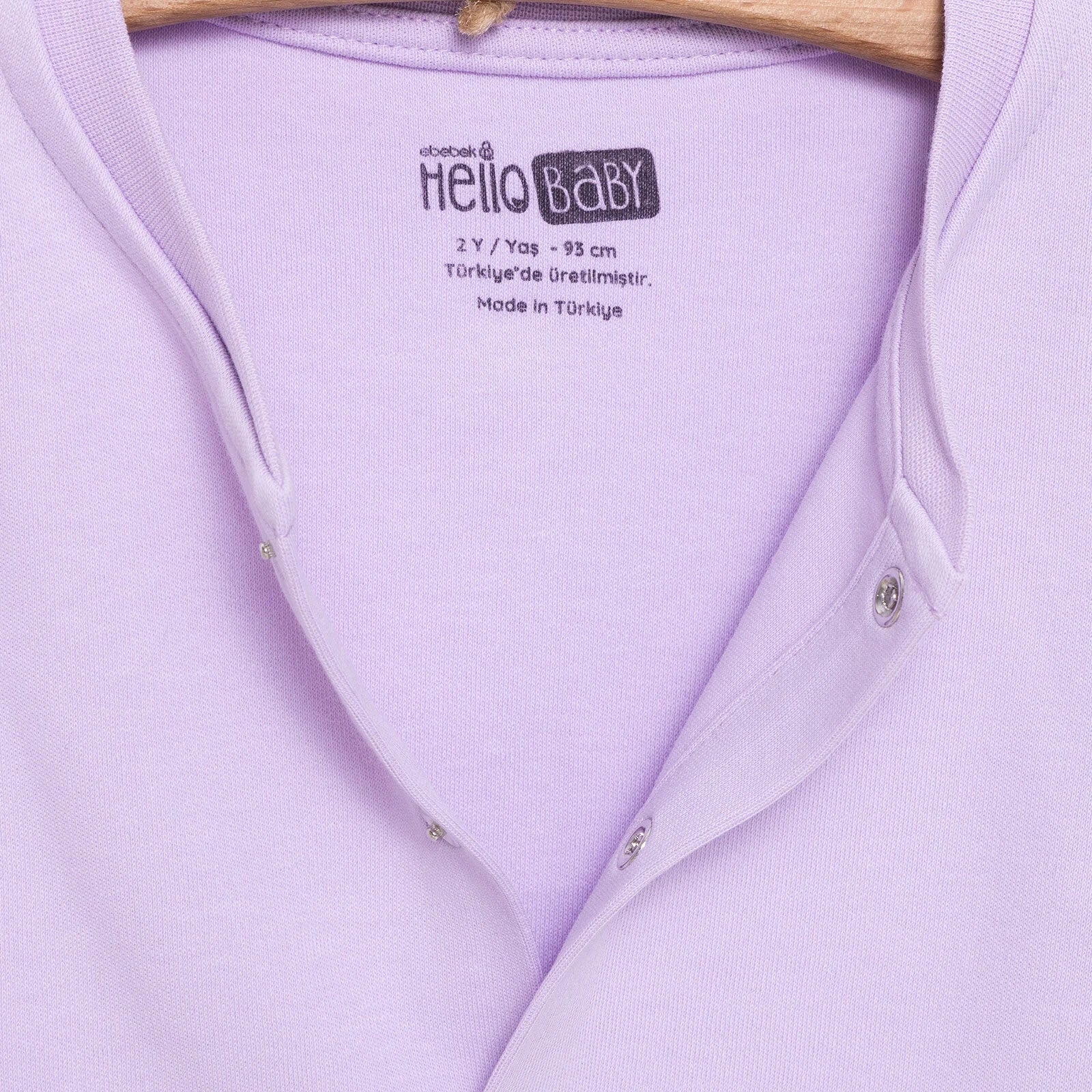 Cardigan Sylfaenol i Ferched HelloBaby - Porffor