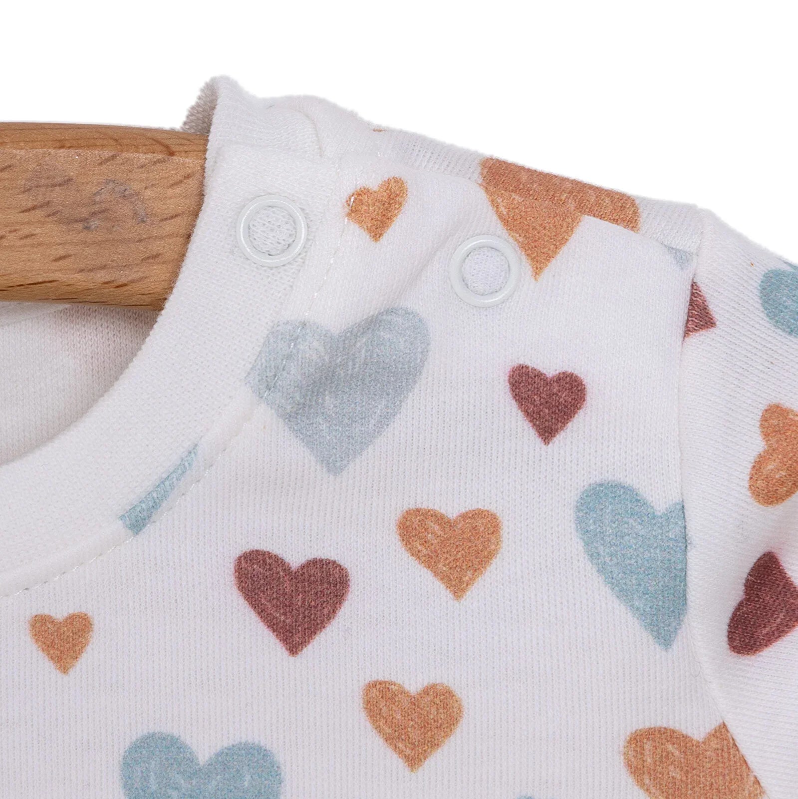 Set Pyjamas Babanod Pambuliq, Llewys Hirion - Beige