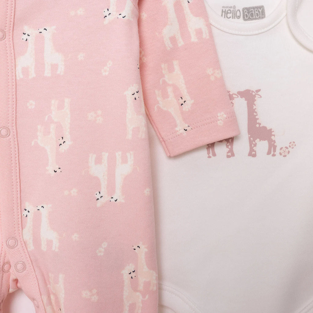 Siwt Gynffon a Het i Faban Merch HelloBaby - Lliw Eog