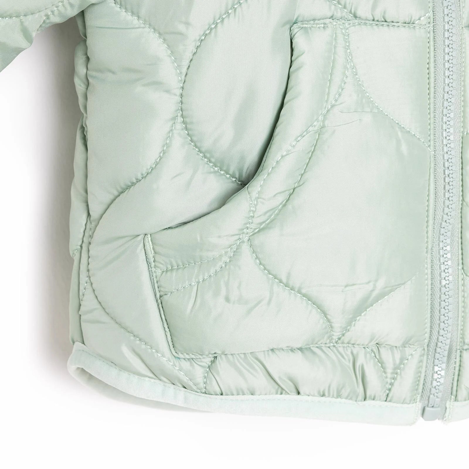 Midimod Basic Girl Quilted Coat - Multicolour